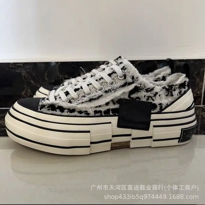 High version of Wu Jianhao's same style beggar's shoes for men and women, breathable casual lazy one-legged Muller half drag for women — chobi 5