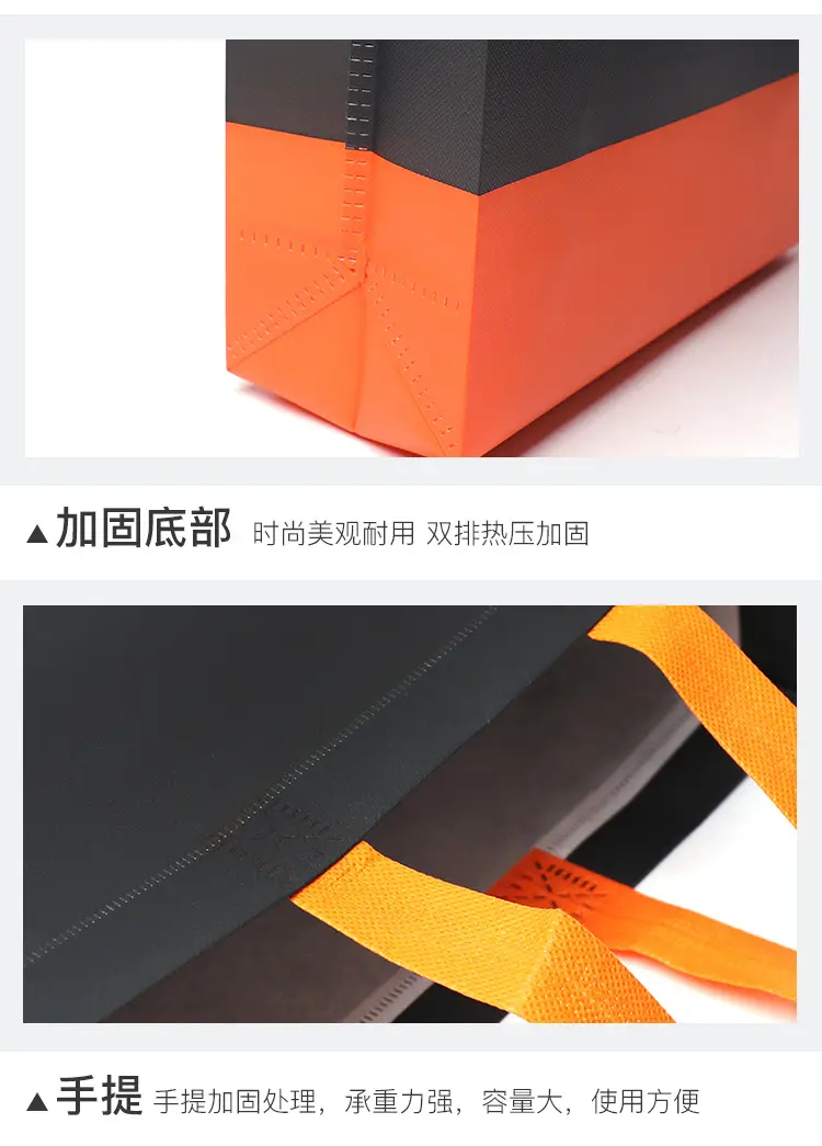 (Wholesale), cloth bag non-woven cloth, handheld folding shopping bag, three dimensional pack — chobi 11