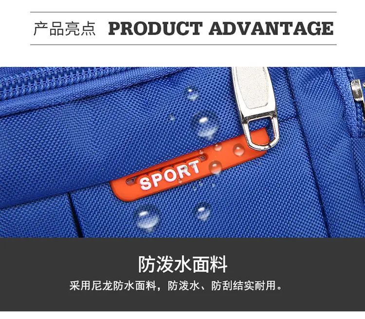 (Cross-border trading), men's cloth multicoloured belt bag, wear-resistant chest bag, travel shoulder bag, casual wallet, increased thickness — chobi 35
