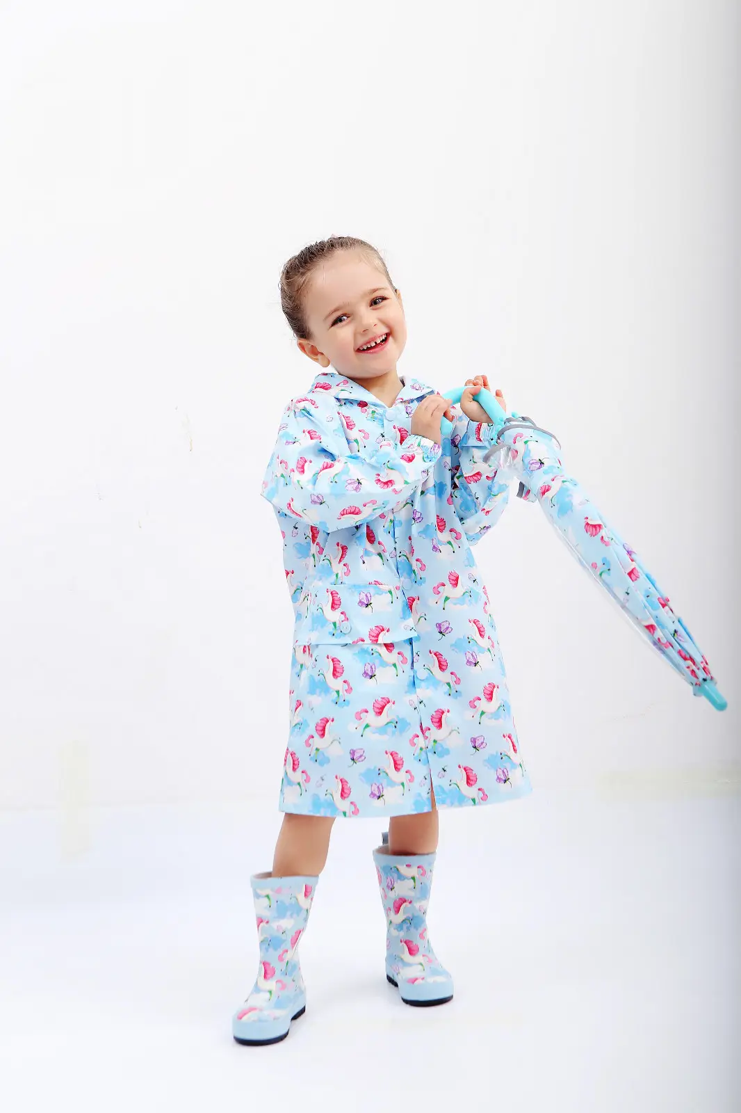 Promotion Cross -border INS Explosion Penguin Sky Horse Leopard Rain Rain Boots Rubber Waterproof ENBIHOUSE Children's Rain Shoes — chobi 19