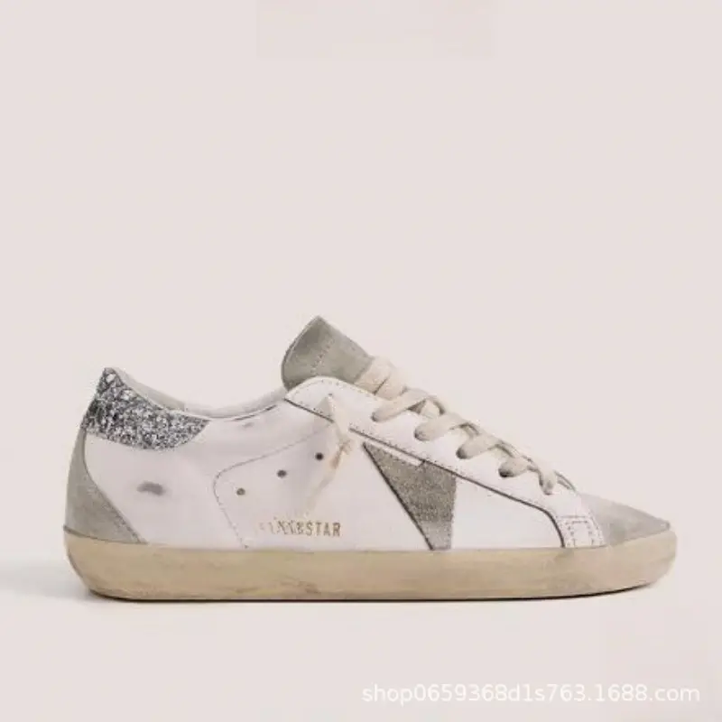 Leather white sneakers with hidden heel for men and women — chobi 9