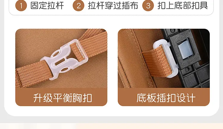 (Wholesale), cartoon suitcase, capacious backpack, children's school bag — chobi 6