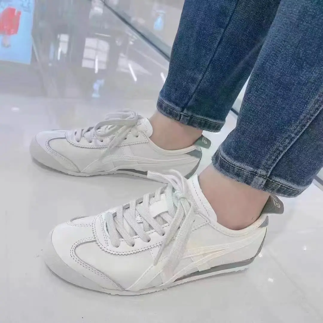 Cross-border Onizuka official website onslaught tiger flagship men's and women's one-step lazy moral training Forrest Gump white shoes — chobi 17