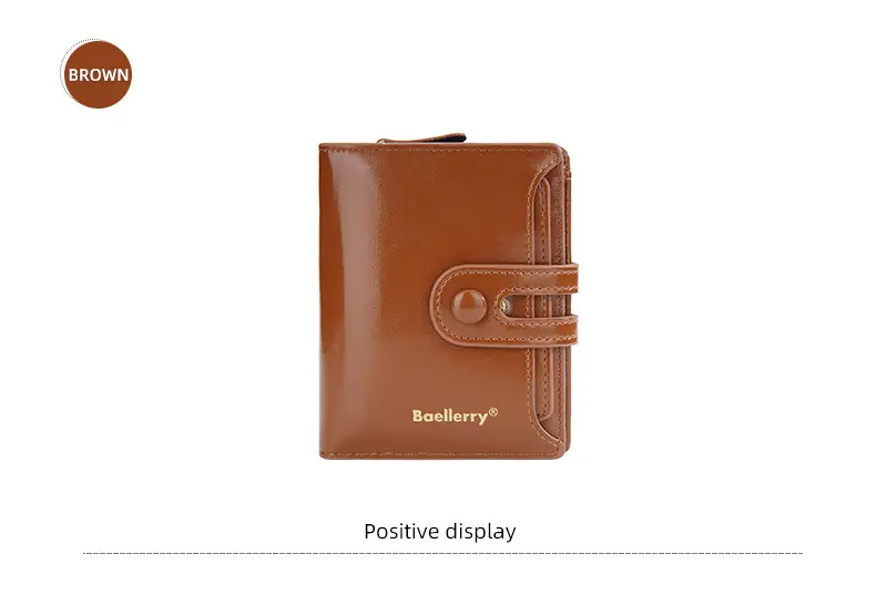 Wallet, shoulder bag, short brand card holder, high-quality style — chobi 19