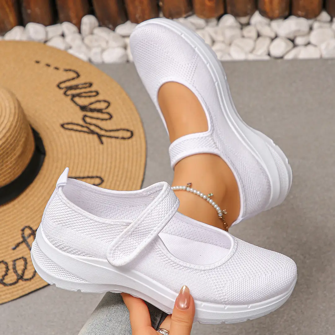 (Cross-border trading), Mary Jane shoes, breathable shoes, lightweight sneakers low-cut, casual women's walking shoes, plus size, for middle age, made — chobi 31