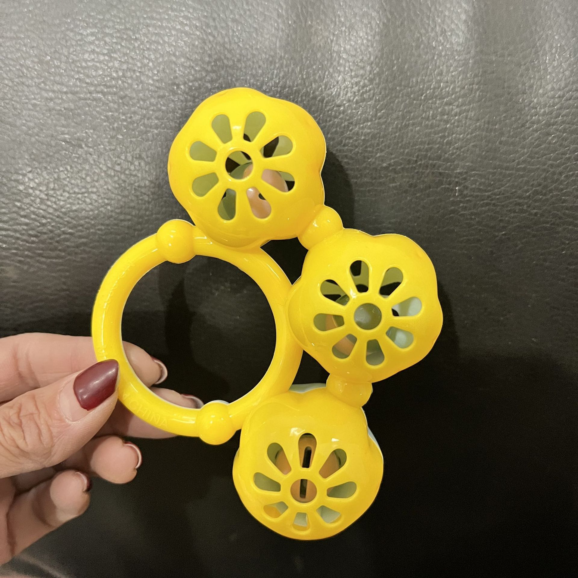 Baby rattle beanbag toy with sound — chobi 11