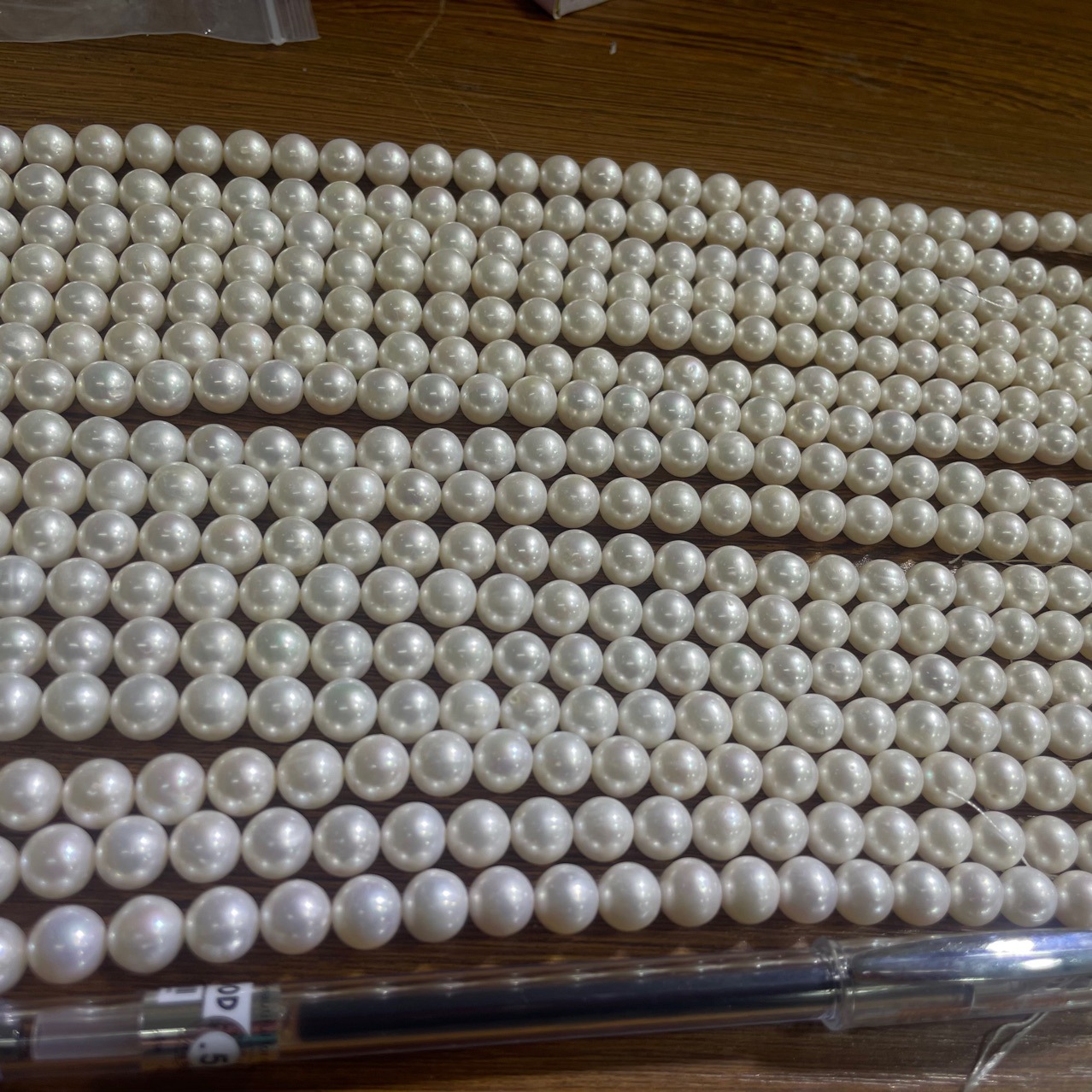 Organic accessory from pearl, accessories, necklace, 8-9mm, DIY — chobi 24