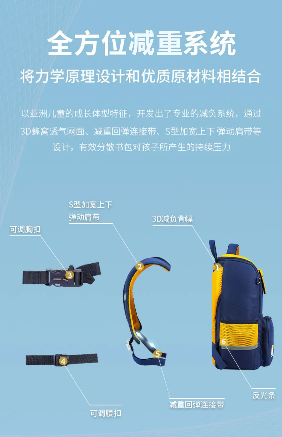 School bag, children's ultra light backpack lightweight for men and women, women's style — chobi 14