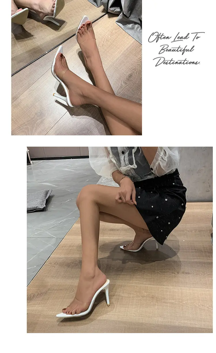 (Cross-border trading), fashionable women's slippers, sneakers, sandals stiletto heels, 2022 collection, European style, plus size, dropshipping avail — chobi 2