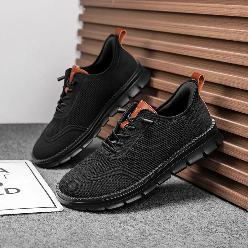 (Cross-border trading), lightweight loafers, comfortable sneakers, breathable casual footwear, made with flyknit technology, (Physicals) — chobi 14