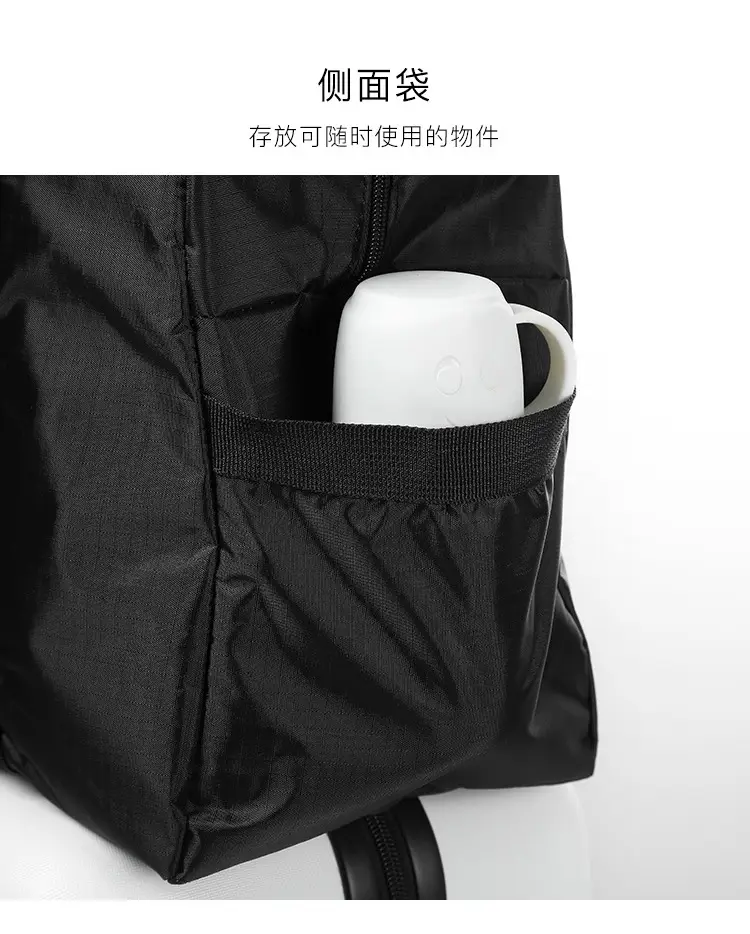 Foldable waterproof storage bag for traveling, handheld capacious suitcase, travel bag — chobi 9
