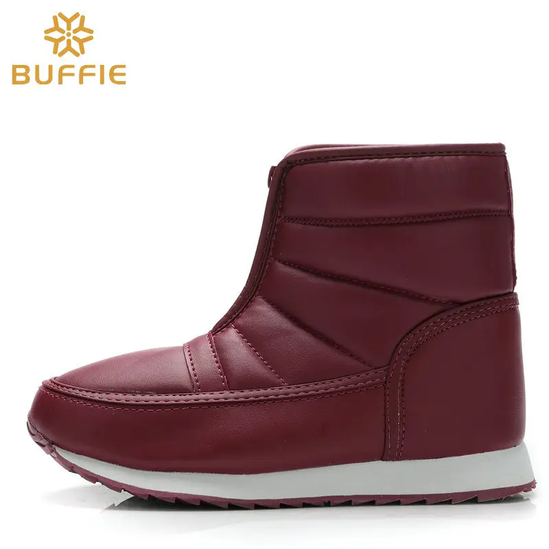 Warm home cotton shoes for the elderly in winter, warm for middle-aged and young people, short-tube zippers for men and women, easy to put on and take — chobi 17