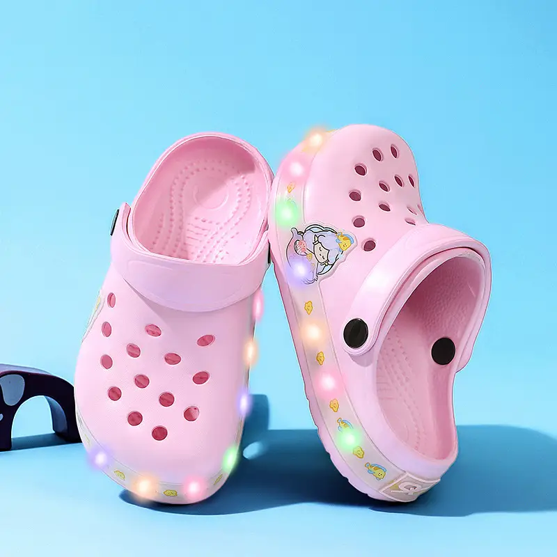 (Cross-border trading), (Wholesale), children's summer Crocs-style slippers, sandals, beach footwear — chobi 16