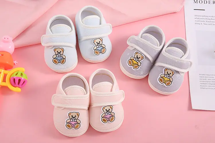 Spot hot baby shoes anti-slip toddler shoes beef tendon soft sole baby shoes children's shoes newborn shoes baby full moon shoes — chobi 14