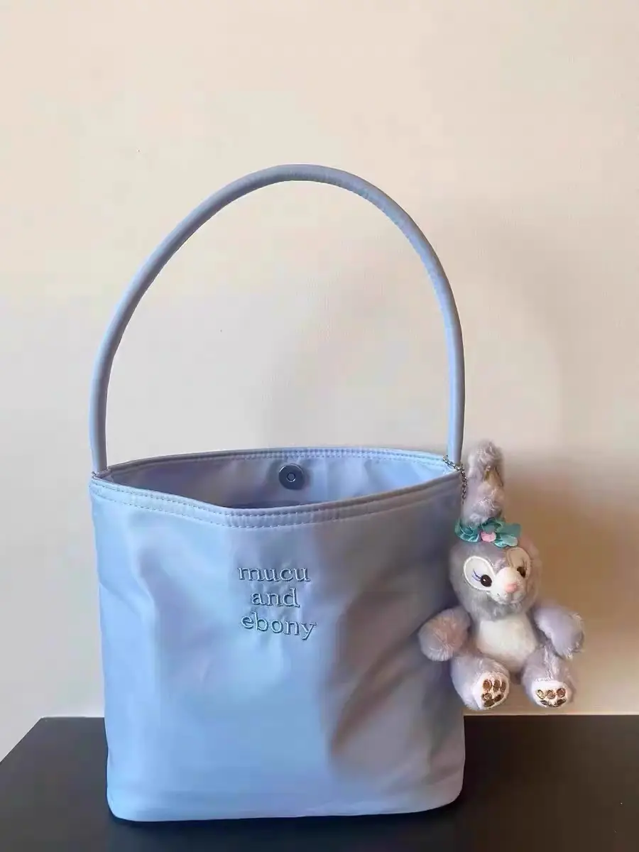 Korean much and eboy2026 new bucket bag women's simple casual versatile handbag nylon armpit — chobi 2