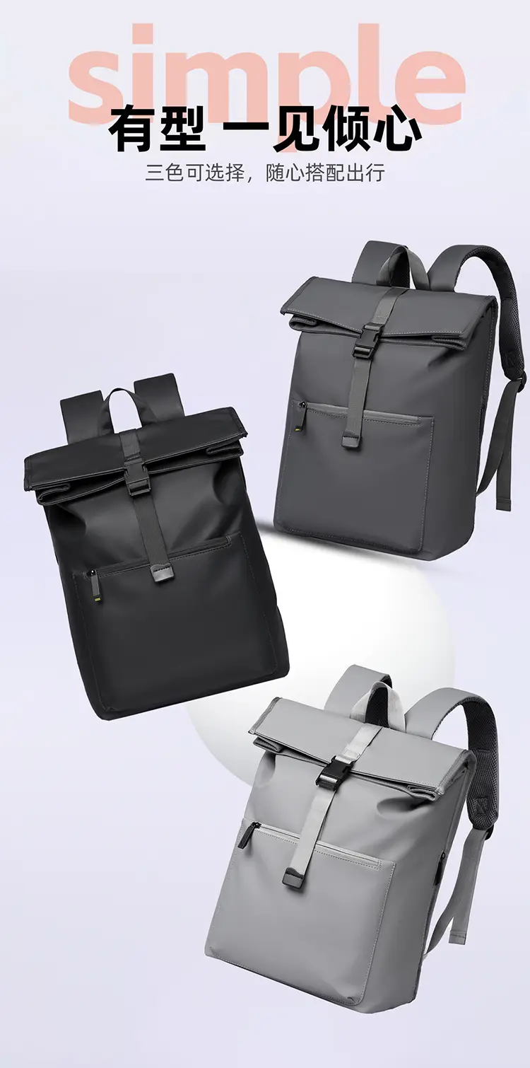 Capacious backpack, laptop, travel bag, 15.6 inch, business version — chobi 6