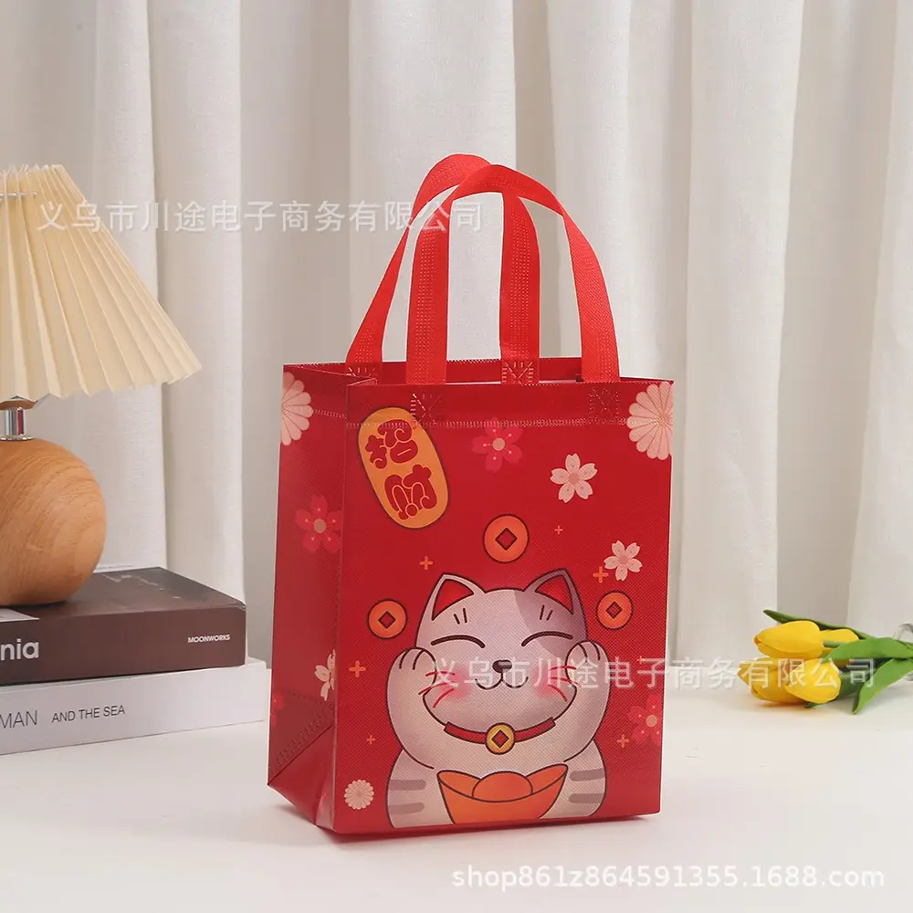 Cloth bag non-woven cloth, linen bag, waterproof pack, Birthday gift — chobi 2