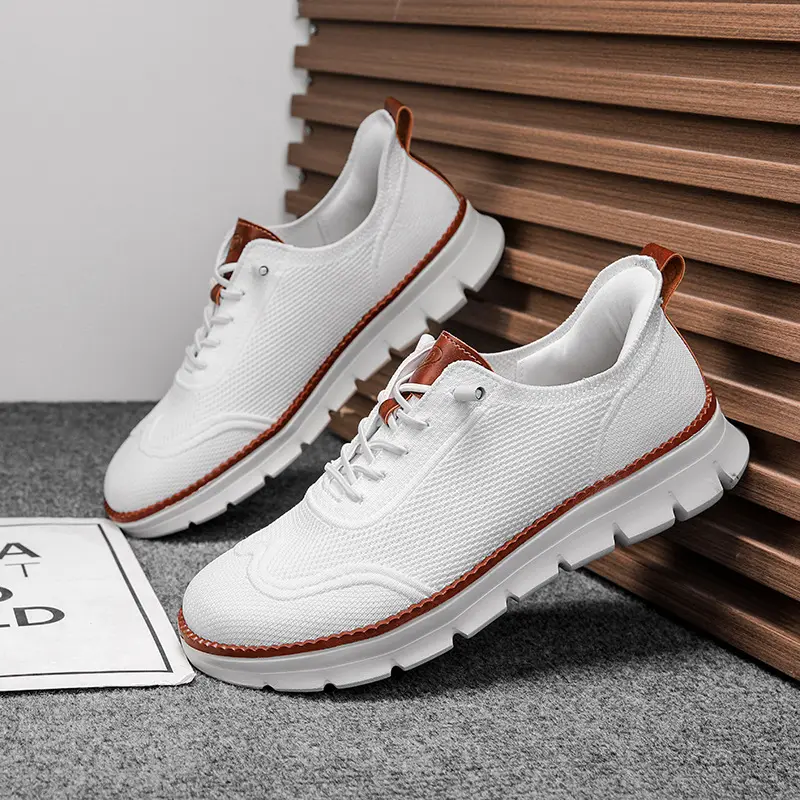 (Cross-border trading), lightweight loafers, comfortable sneakers, breathable casual footwear, made with flyknit technology, (Physicals) — chobi 13