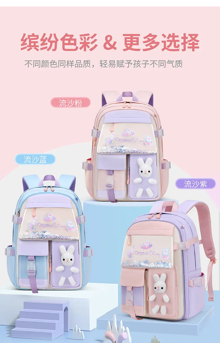 (Wholesale), school bag, capacious shoulder bag, water repellent children's backpack — chobi 2