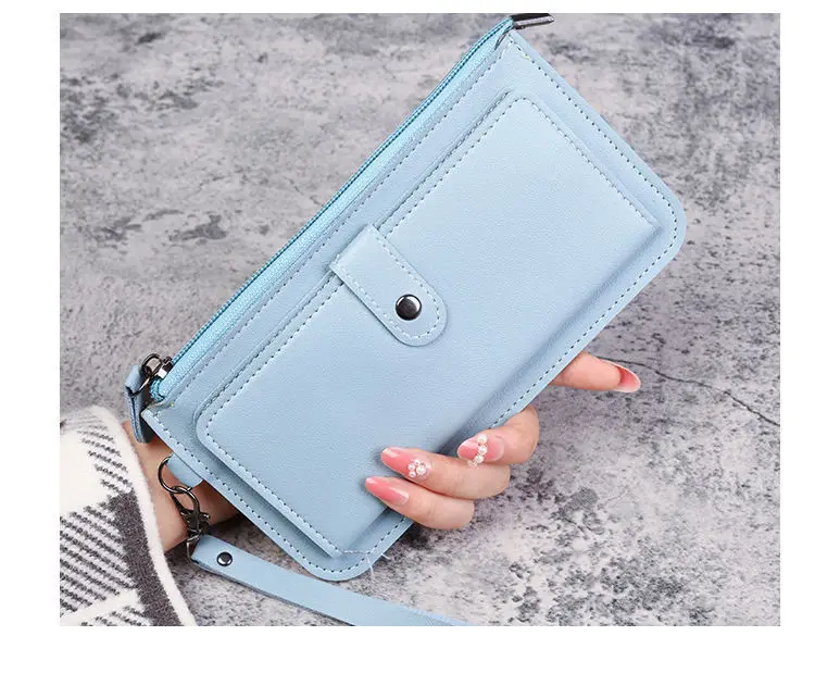 Wallet, shoulder bag, capacious card holder, universal coins, Japanese and Korean — chobi 16