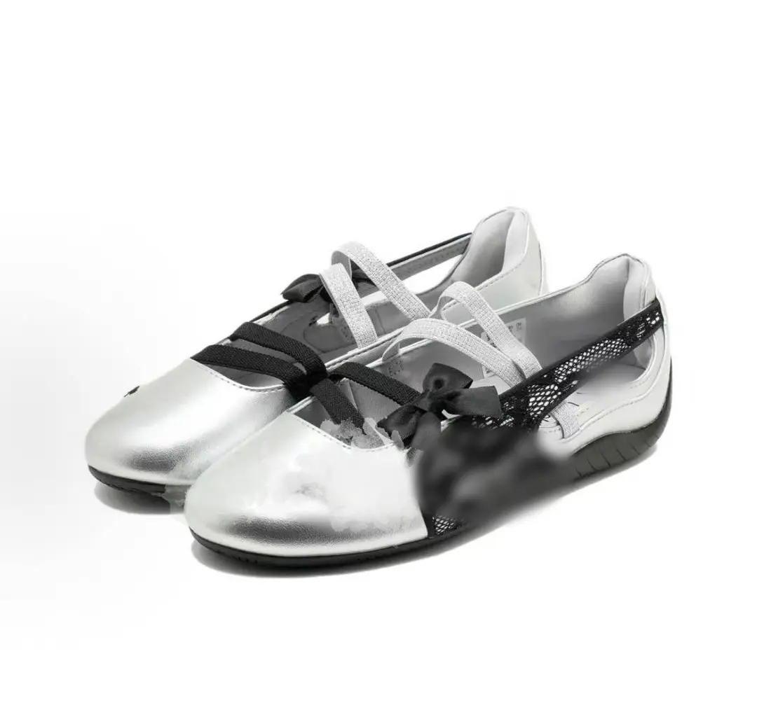 PM Park Chae Young Rose's racing ballet shoes, dance shoes, retro low-top women's shoes, versatile casual thin-soled shoes — chobi 7