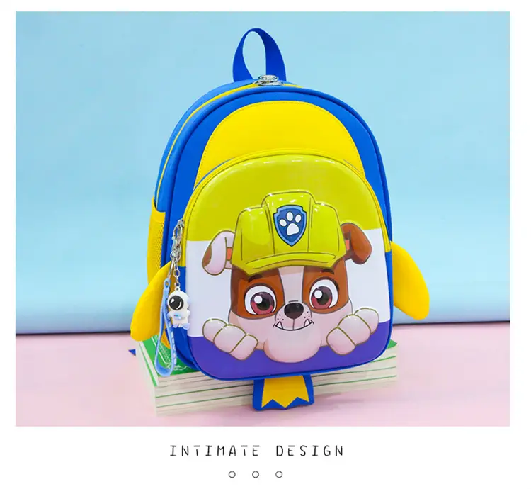 School bag for early age, cartoon backpack, card holder for men and women, 3-6 years — chobi 29