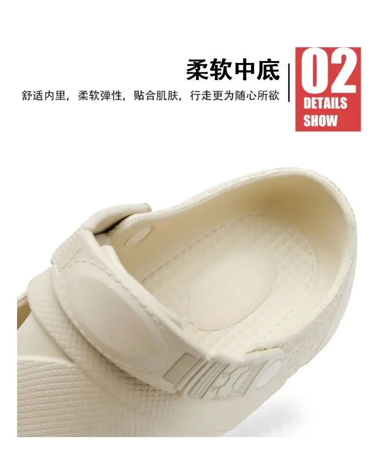 Sandals, non-slip slippers, beach sneakers, beach footwear, Collection Year 2026, suitable for outdoor wear, closed toe — chobi 6