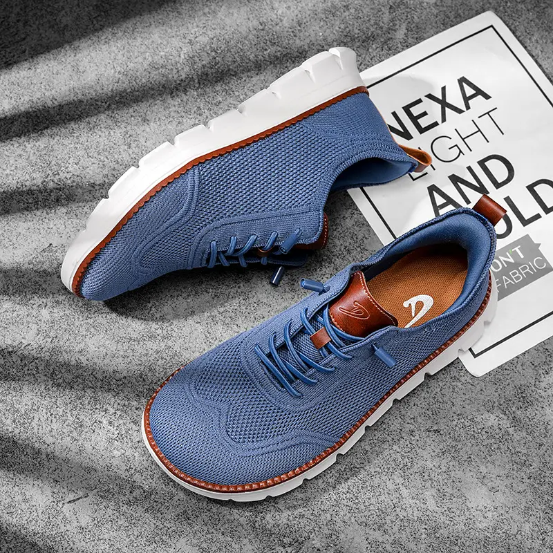 (Cross-border trading), lightweight loafers, comfortable sneakers, breathable casual footwear, made with flyknit technology, (Physicals) — chobi 4
