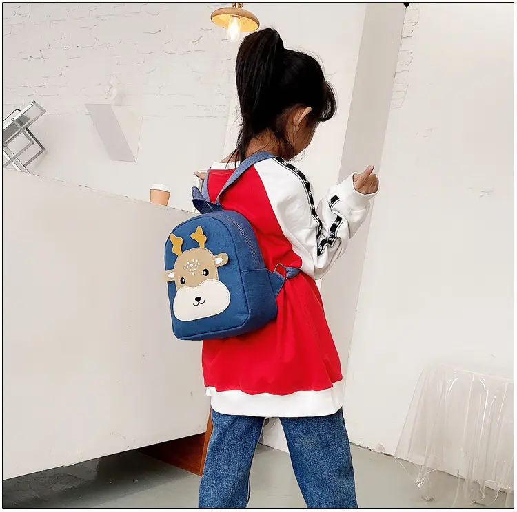 (Wholesale), cartoon hairpins, school bag for early age for men and women girl's, cute children's backpack, 2-5 years, early education — chobi 19