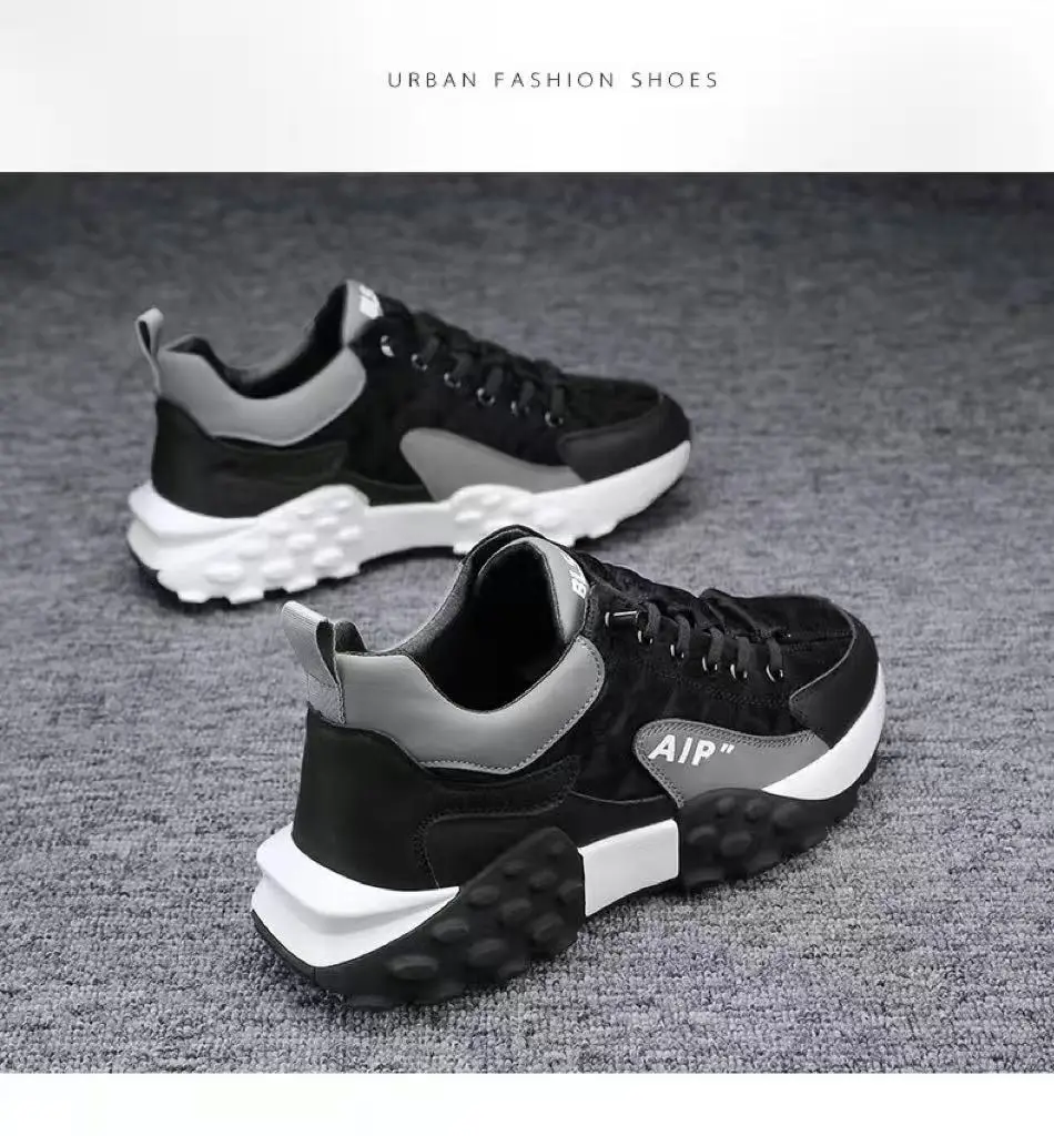 (Cross-border trading), low trend non-slip running sneakers, breathable shoes platform, Collection Year 2026, Korean style — chobi 8