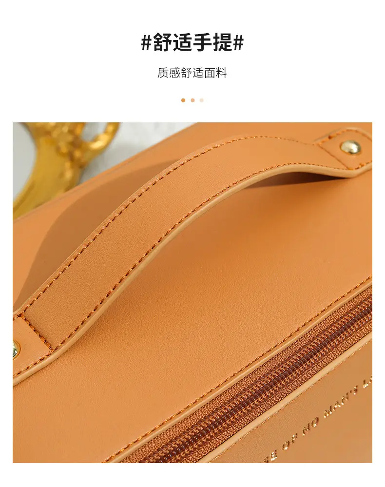Handheld pillow, brand cosmetic bag, polyurethane organ, travel bag, capacious organizer bag, high-quality style — chobi 8