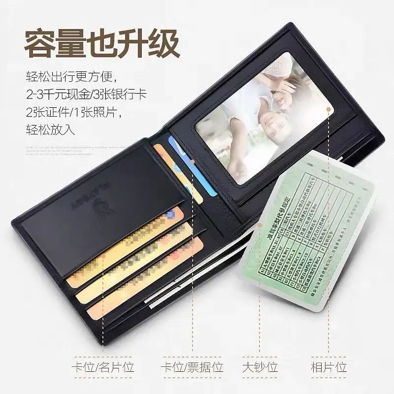 Short wallet, trend card holder for driver's license, Korean style — chobi 8