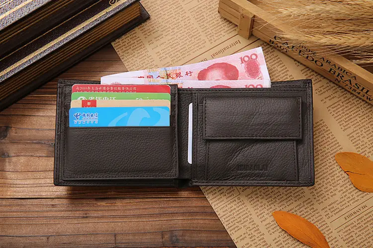 Wallet, coins, genuine leather, factory direct supply — chobi 4