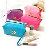 Korean style casual bag letter jacquard cosmetic bag horizontal style square hand cosmetic bag toiletry bag for women — chobi 27