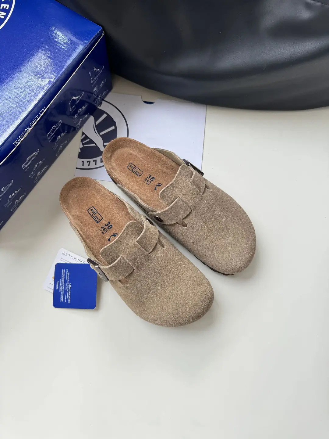 Sandals platform, slippers, suitable for spring and autumn, closed toe, genuine leather, suitable for outdoor wear — chobi 21