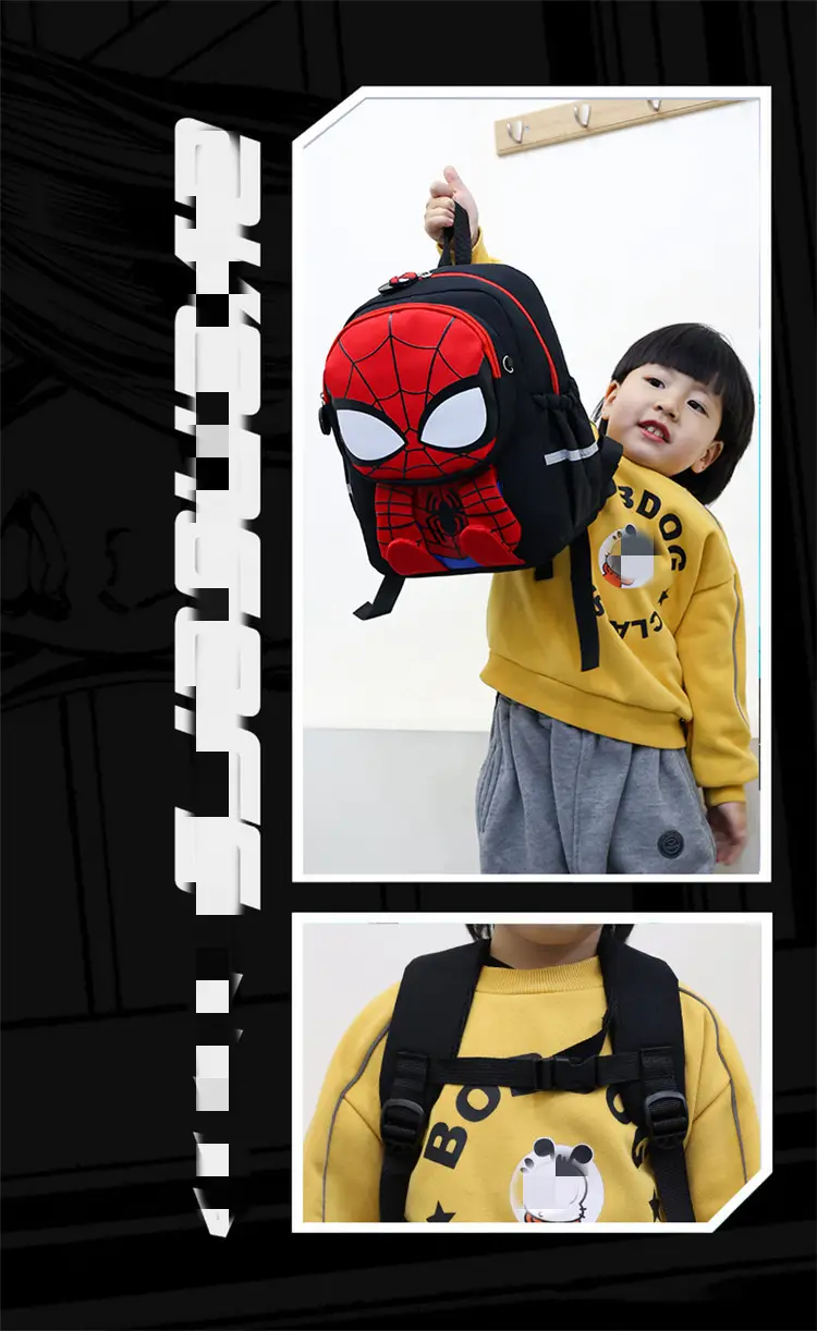 Cartoon school bag for early age, children's backpack for boys, 3-5-6 years — chobi 27