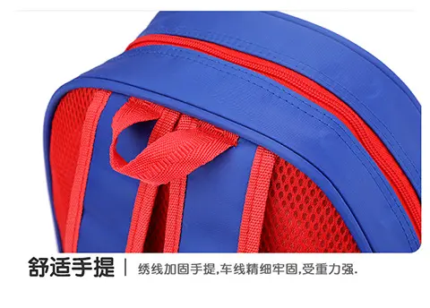 Cartoon handheld school bag, children's backpack, 3-5 years, spine protection — chobi 20