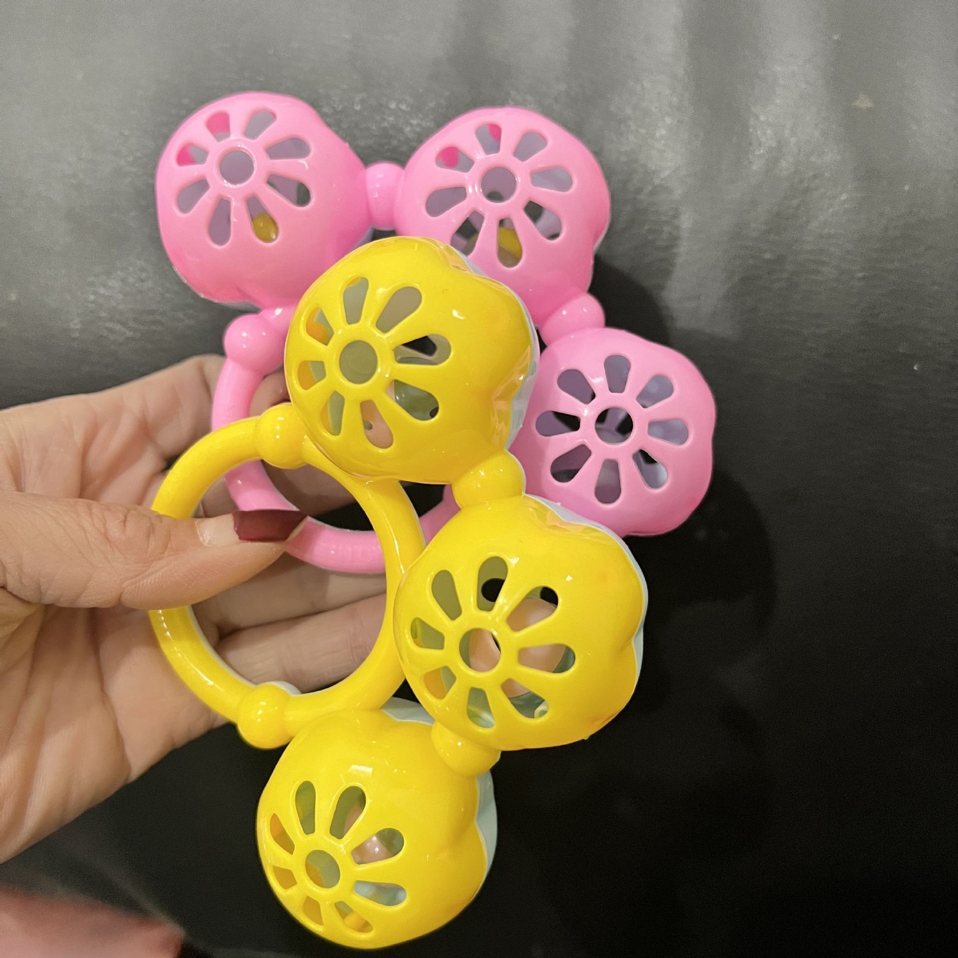 Baby rattle beanbag toy with sound — chobi 9