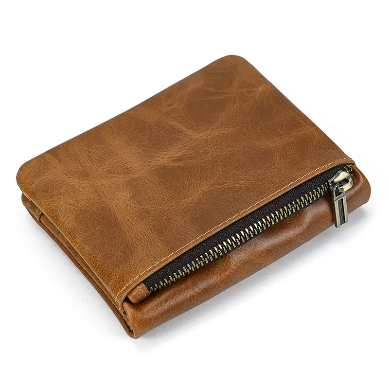 Retro leather wallet for leisure, Amazon, genuine leather — chobi 32