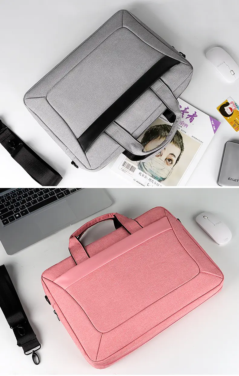 (Wholesale), one-shoulder bag, laptop, waterproof bag for men and women, 131415.6 inch, logo printing service — chobi 28