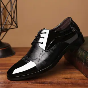 Men's winter classic suit jacket, insulated slip-ons, universal casual wedding shoes, plus size — chobi 1