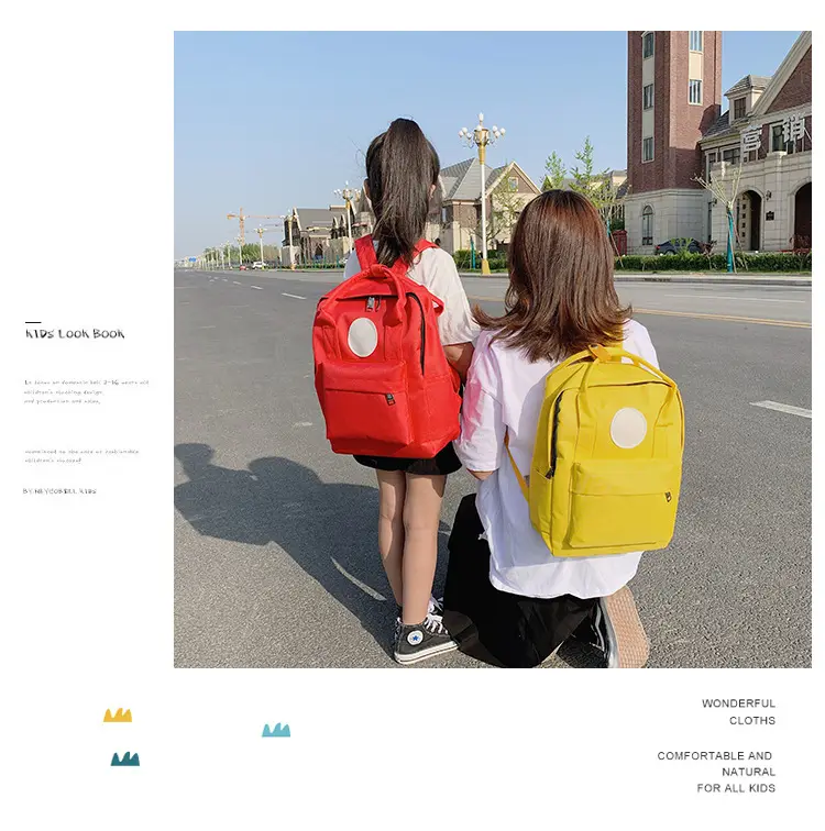 School bag, handheld raw materials for cosmetics for early age, backpack, custom-made, with your logo imprint — chobi 11