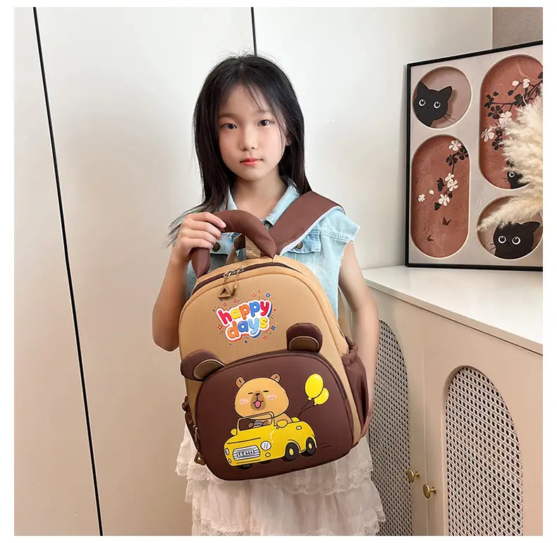 (Cross-border trading), cute children's backpack for men and women for early age, school bag — chobi 21