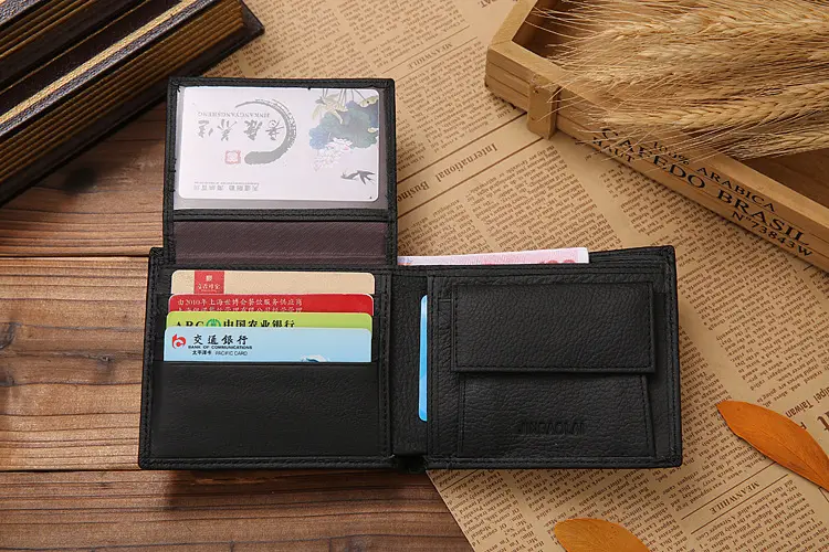 Wallet, coins, genuine leather, factory direct supply — chobi 17