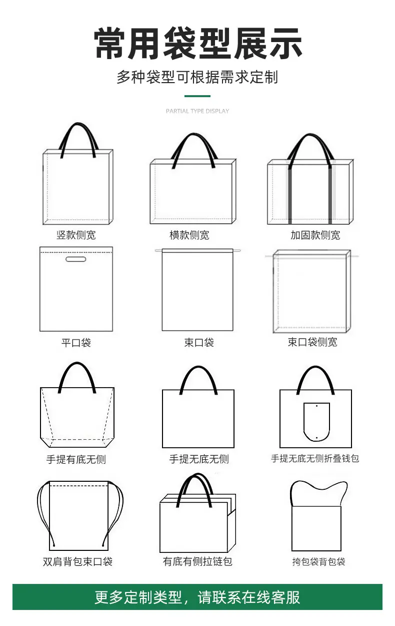 (Wholesale), cloth bag non-woven cloth, linen bag, shopping bag, (Physicals), custom-made, with your logo imprint, Birthday gift — chobi 17