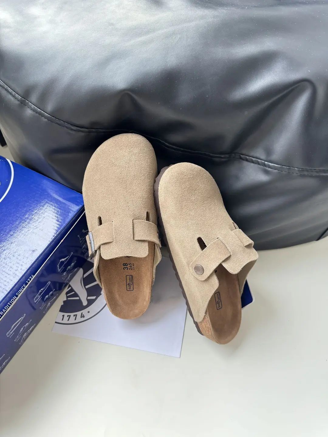 Sandals platform, slippers, suitable for spring and autumn, closed toe, genuine leather, suitable for outdoor wear — chobi 20