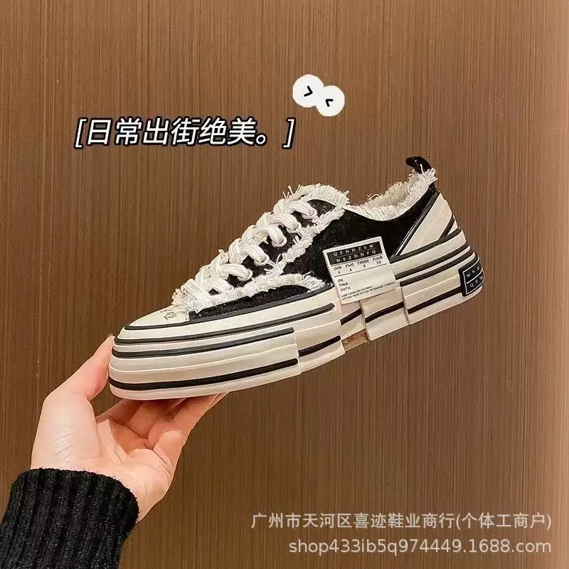 High version of Wu Jianhao's same style beggar's shoes for men and women, breathable casual lazy one-legged Muller half drag for women — chobi 2