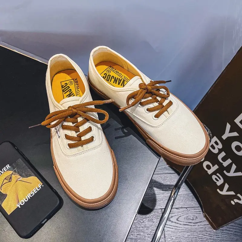Children's cloth espadrilles, comfortable footwear for men and women, white sneakers, spring 2024 collection, for teenagers, Korean style, family styl — chobi 34