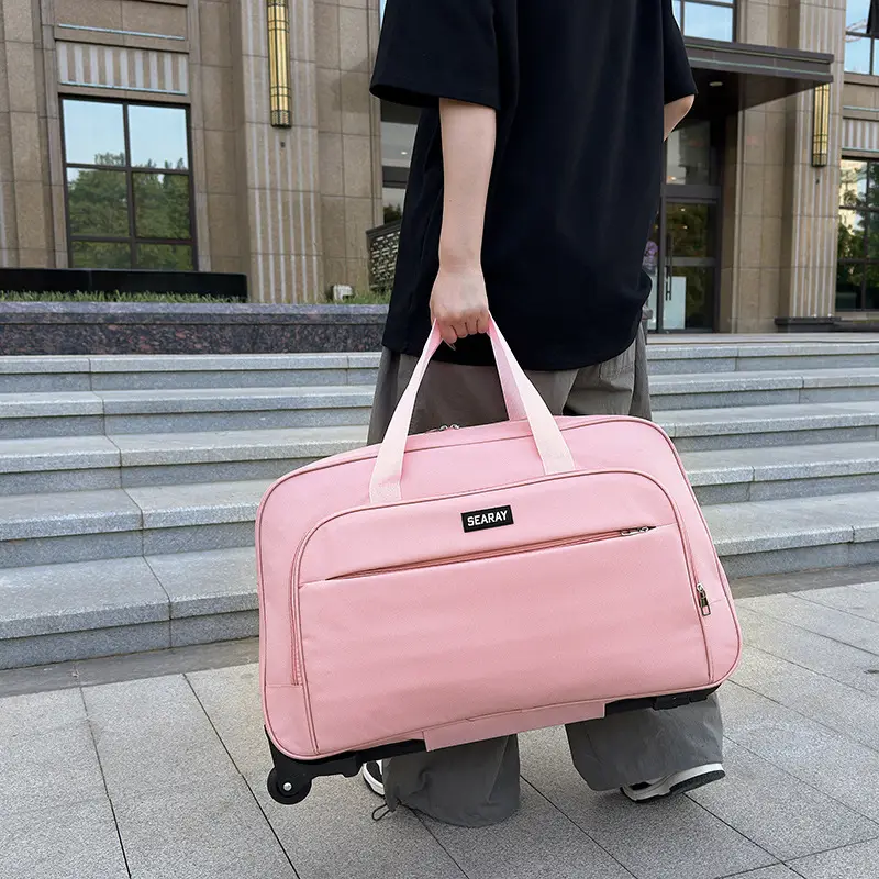 Suitcase, handheld capacious foldable travel bag for men and women — chobi 11