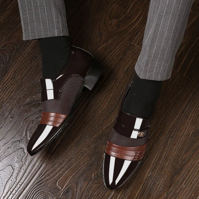 Men's casual footwear, classic suit jacket, universal wedding shoes, 2021 collection, plus size, dropshipping available — chobi 23